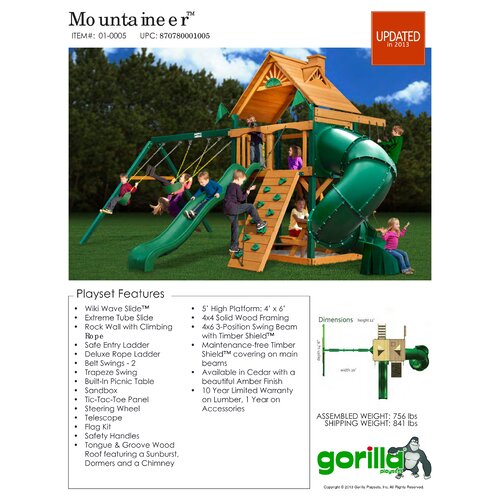 Gorilla Playsets | Wayfair