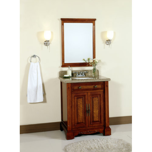 Lanza 28quot; Single Bathroom Vanity Set with Mirror amp; Reviews  Wayfair