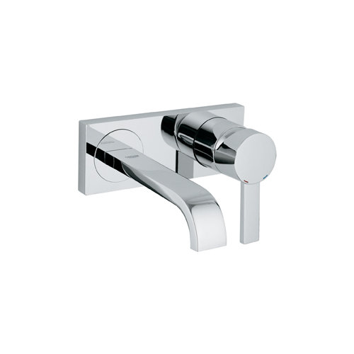 Grohe Allure Single Handle Wall Mounted Bathroom Faucet & Reviews ...