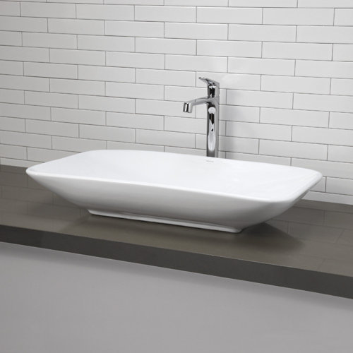 ... Redefined Rectangular Vessel Bathroom Sink & Reviews Wayfair