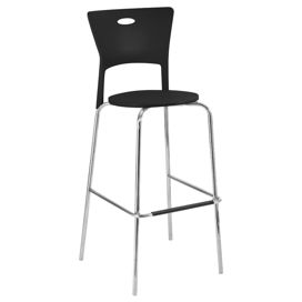 Ale Adjustable Bar Stool in White