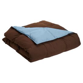 All Season Reversible Down Alternative Comforter in Ivory & Taupe