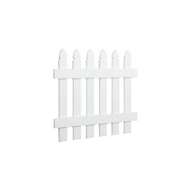 Wooden Picket Fence Wall Border