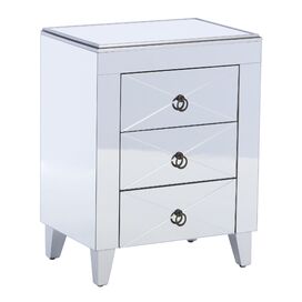 Tory Mirrored Side Table