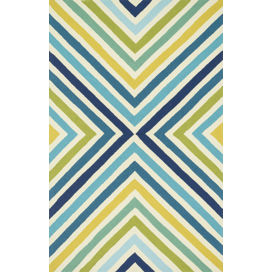 Palm Springs Blue & Green Indoor/Outdoor Area Rug