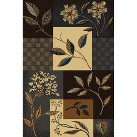 Ottohome Animal Patchwork Area Rug