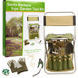 Santa Barbara 9 Piece Garden Tool Set