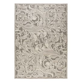 Graphic Illusions Gray & Camel Abstract Area Rug