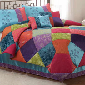 5 Piece Jordan Quilt Set