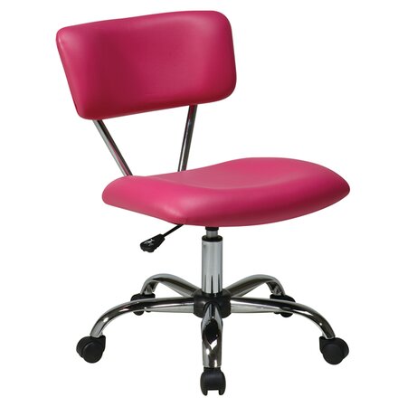 Vista Mid-Back Task Chair in Pink