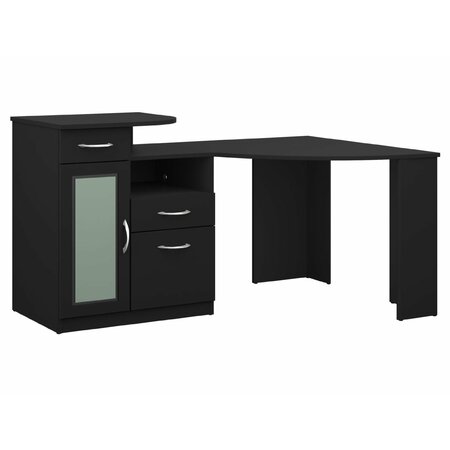 Vantage Corner Desk in Black