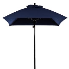 Square Fiberglass Market Umbrella