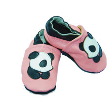 Augusta BabyPanda Soft Sole Leather Baby Shoes-image