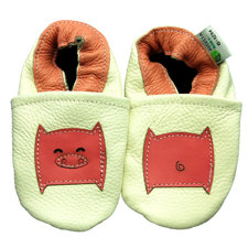 Augusta BabyLittle Piggy Soft Sole Leather Baby Shoes-image
