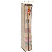 Richards HomewaresNatural Canvas Storage 10 Shelf Shoe-image