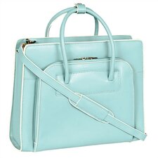 McKlein USAW Series Lake Forest Leather Women\'s Briefcase in Aqua Blue image