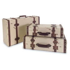 IMAX3 Piece Suitcase Set in Antique Ivory image