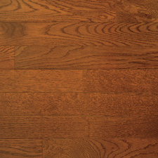 Color Plank 3-1/4 Engineered White Oak Flooring in Gunstock image