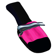 MuttluksFleece-Lined Dog Boots in Pink (Set of 4)-image