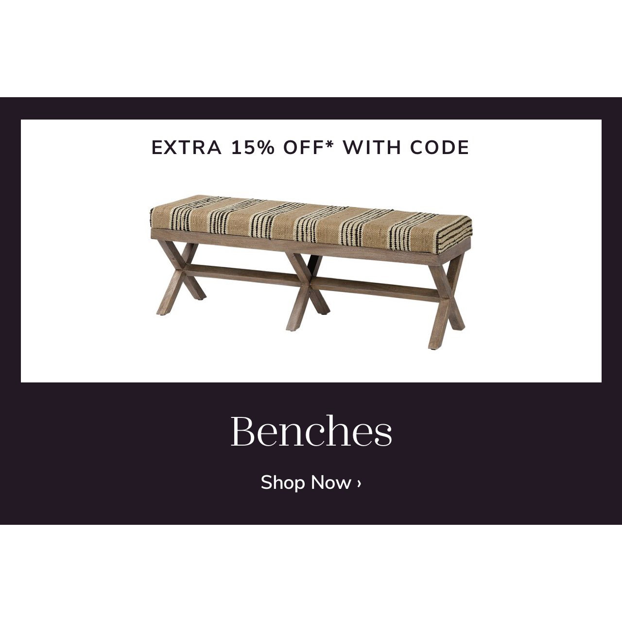 Bench Sale