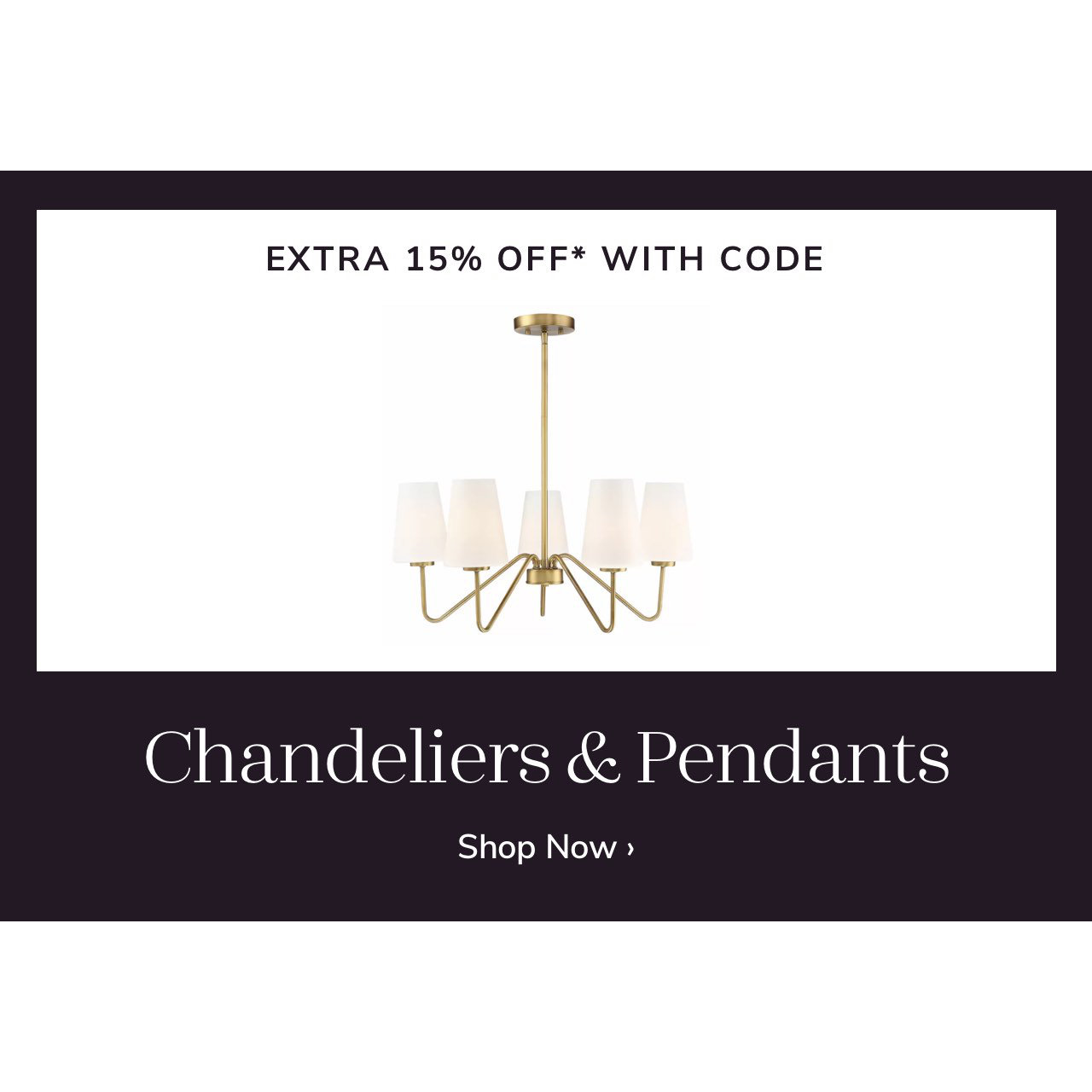 Chandelier & Pendant Sale