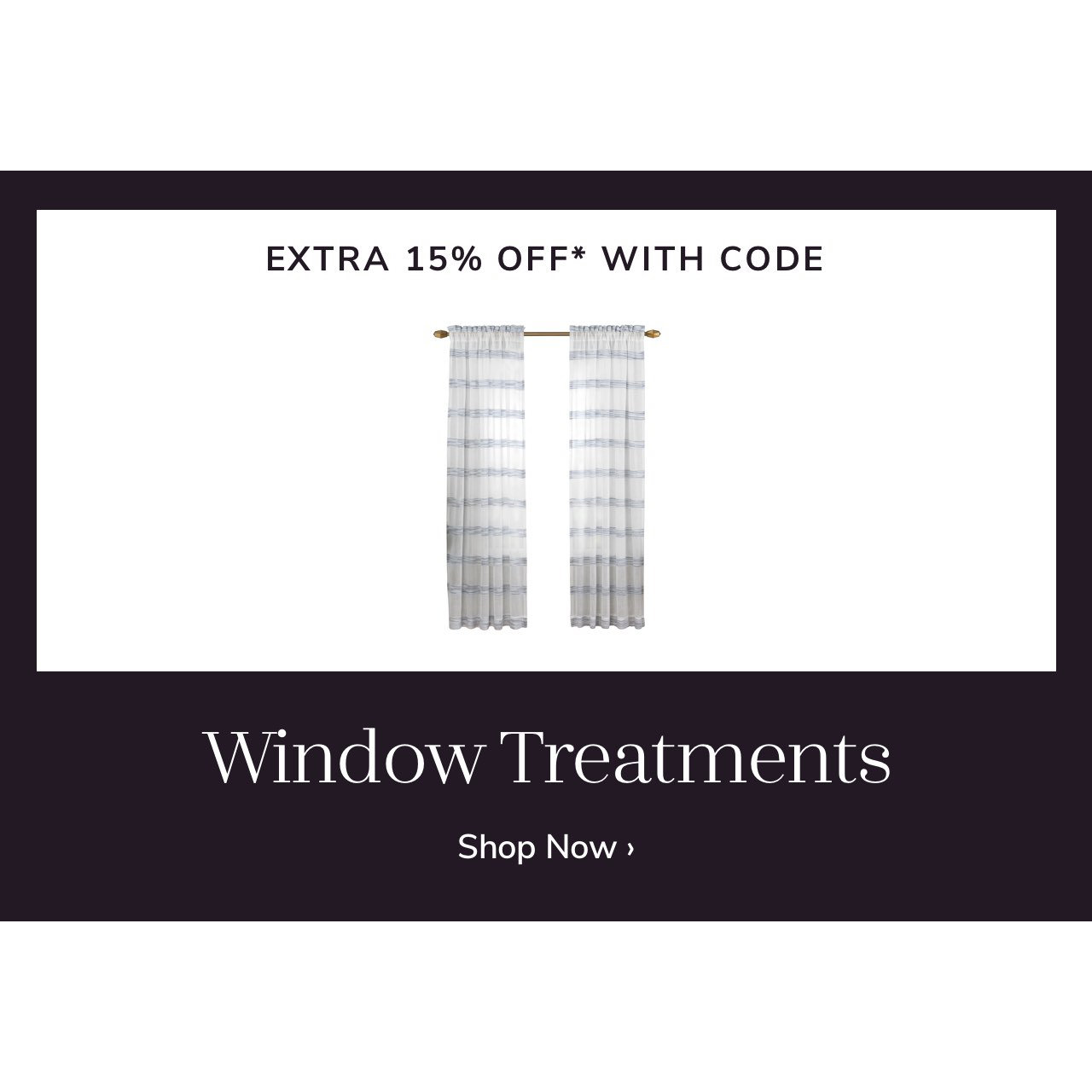 Window Treatment Sale