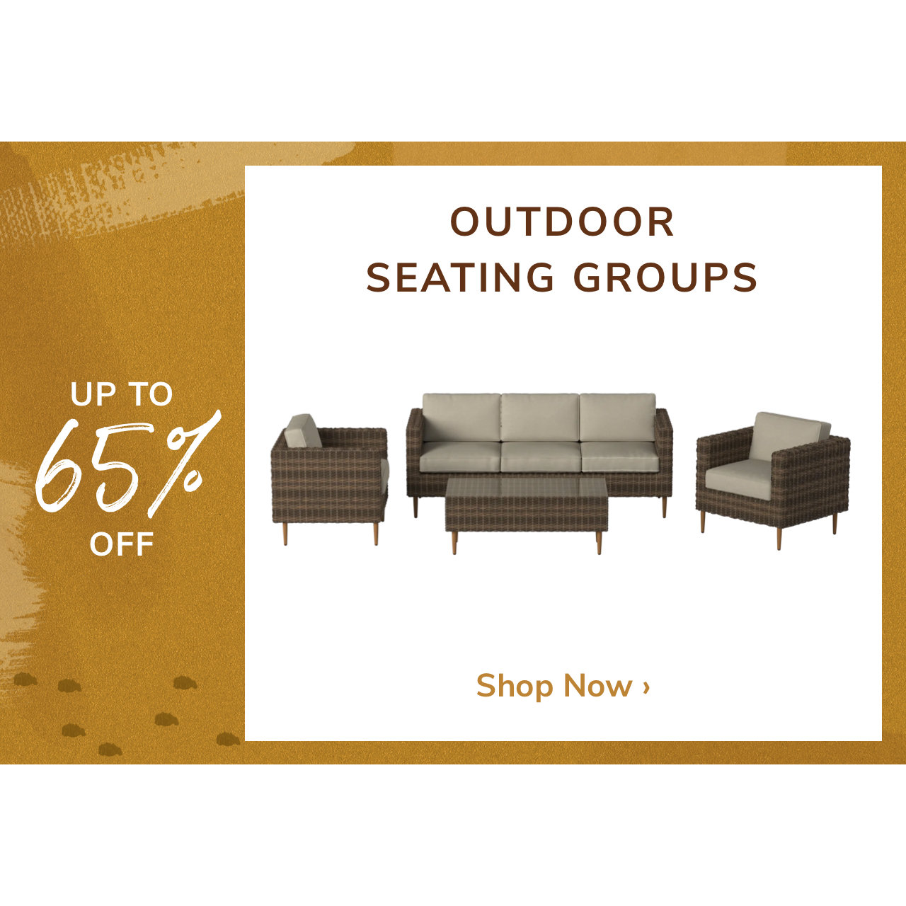 Outdoor Seating Group Sale