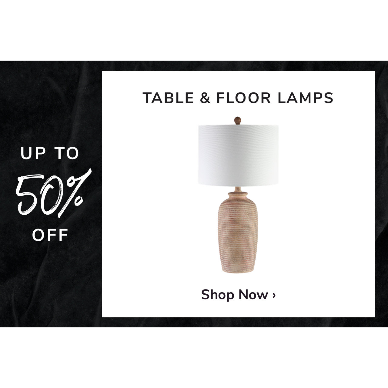 Table & Floor Lamp Sale