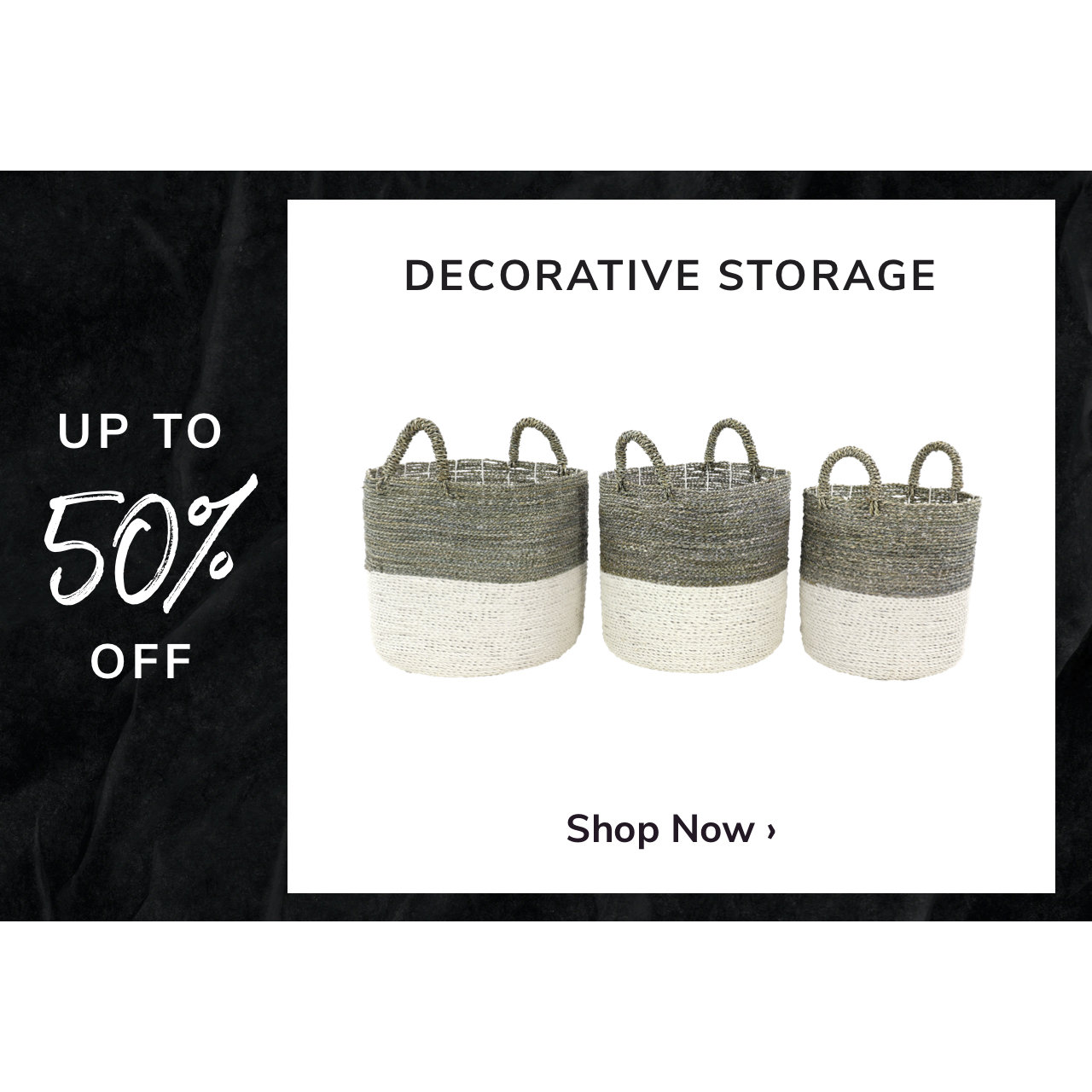 Decorative Storage Sale