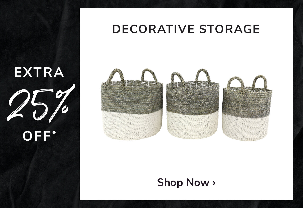 Decorative Storage Sale