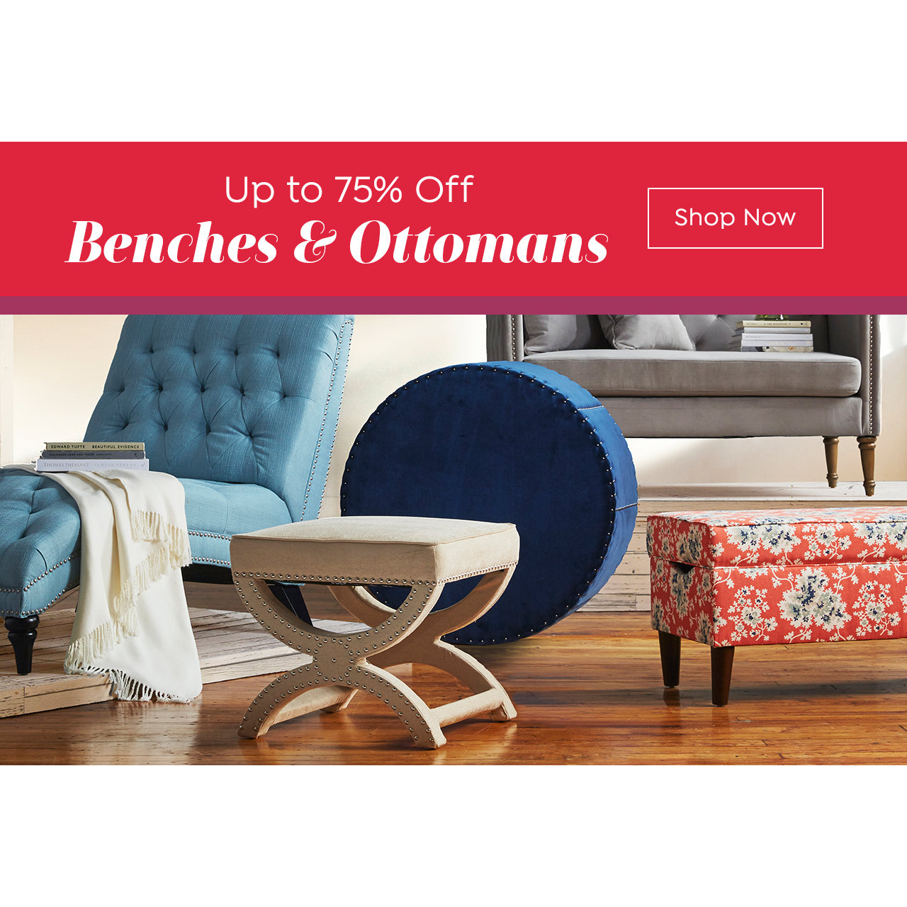 Bench & Ottoman Sale