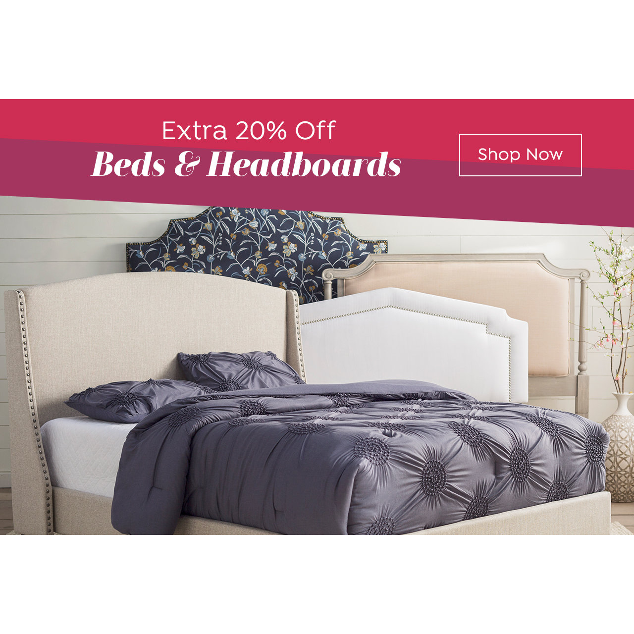 Bed & Headboard Sale