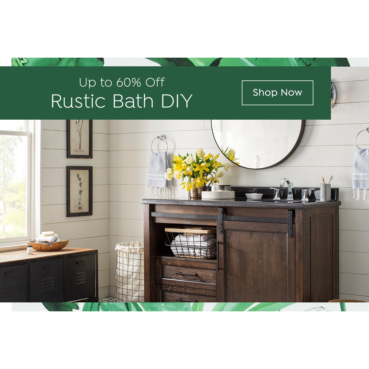 Rustic Bath DIY Deals