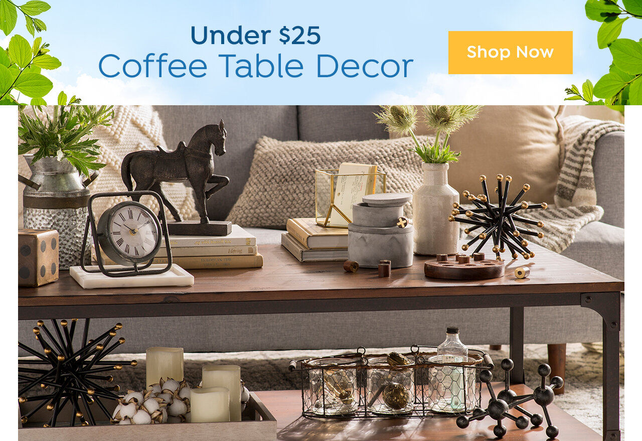 Coffee Table Decor Under $25