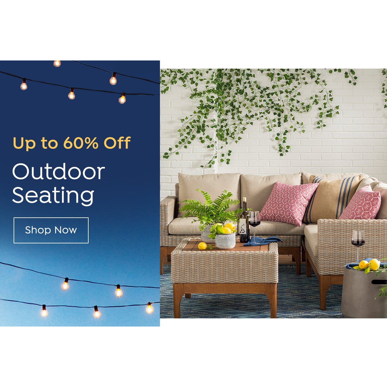 Outdoor Seating Sale