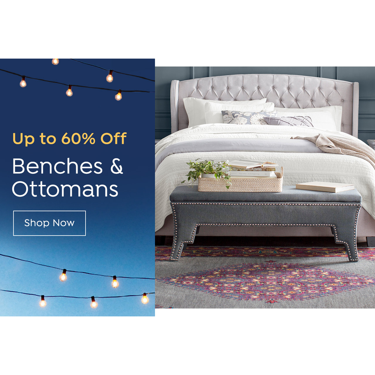 Bench & Ottoman Sale