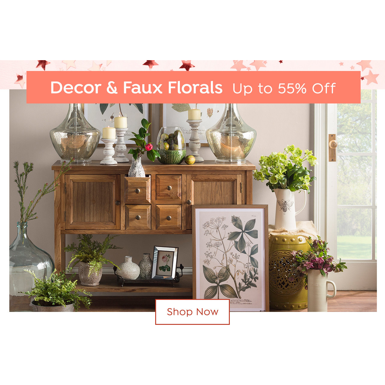 Decor & Faux Floral Sale