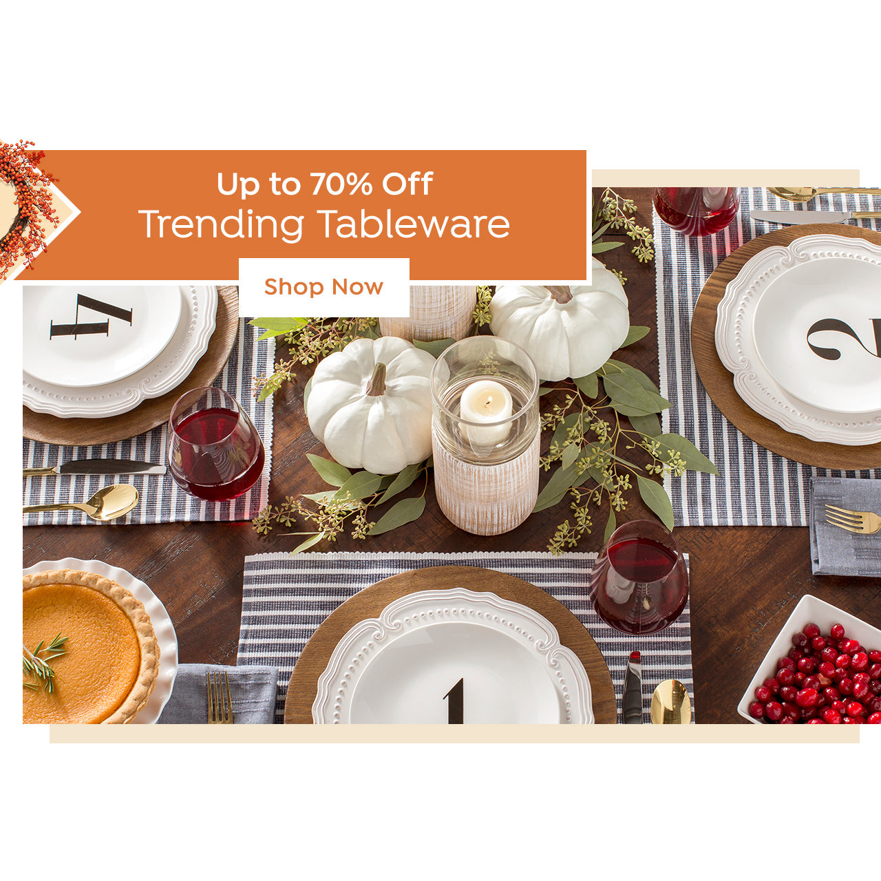 Fall Tableware Sale