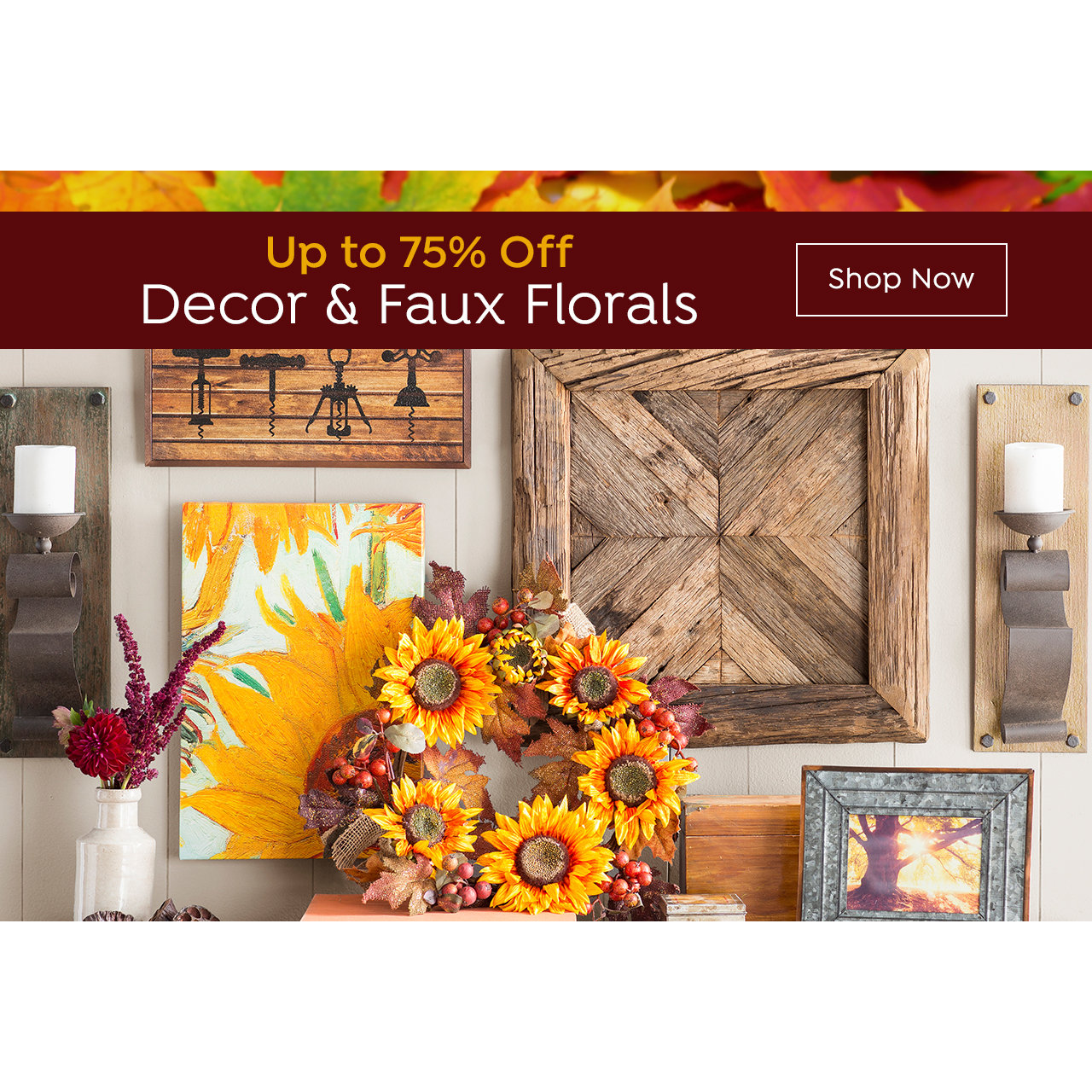 Decor & Faux Floral Sale