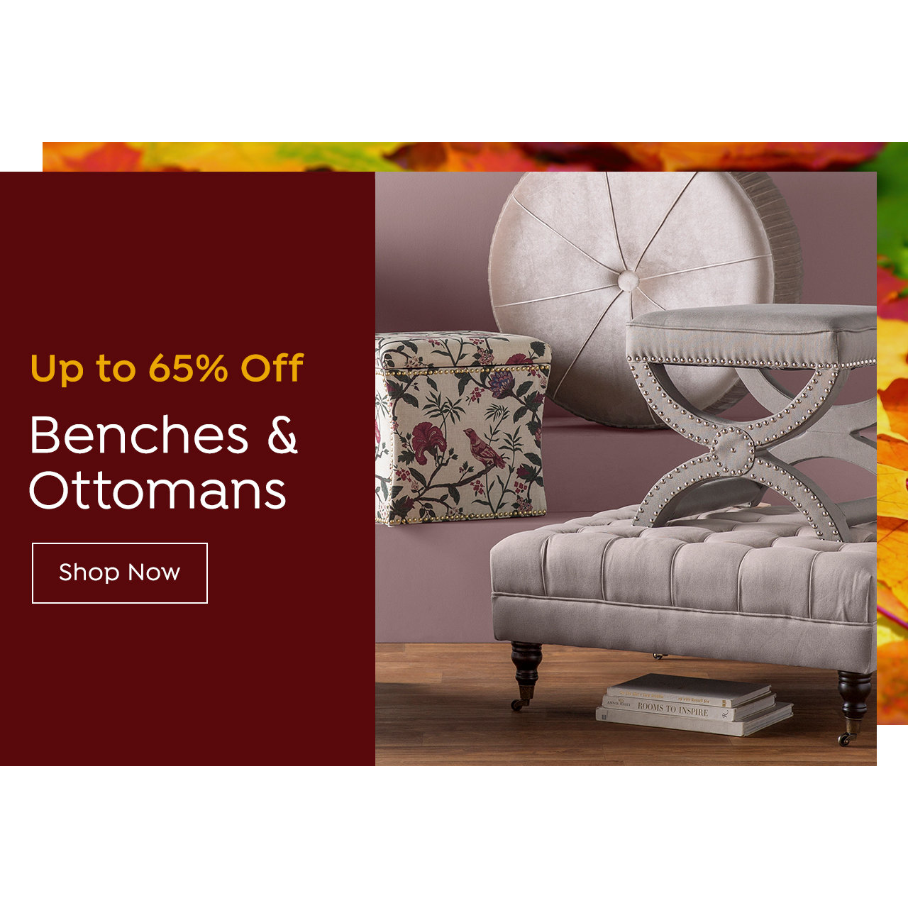 Bench & Ottoman Sale