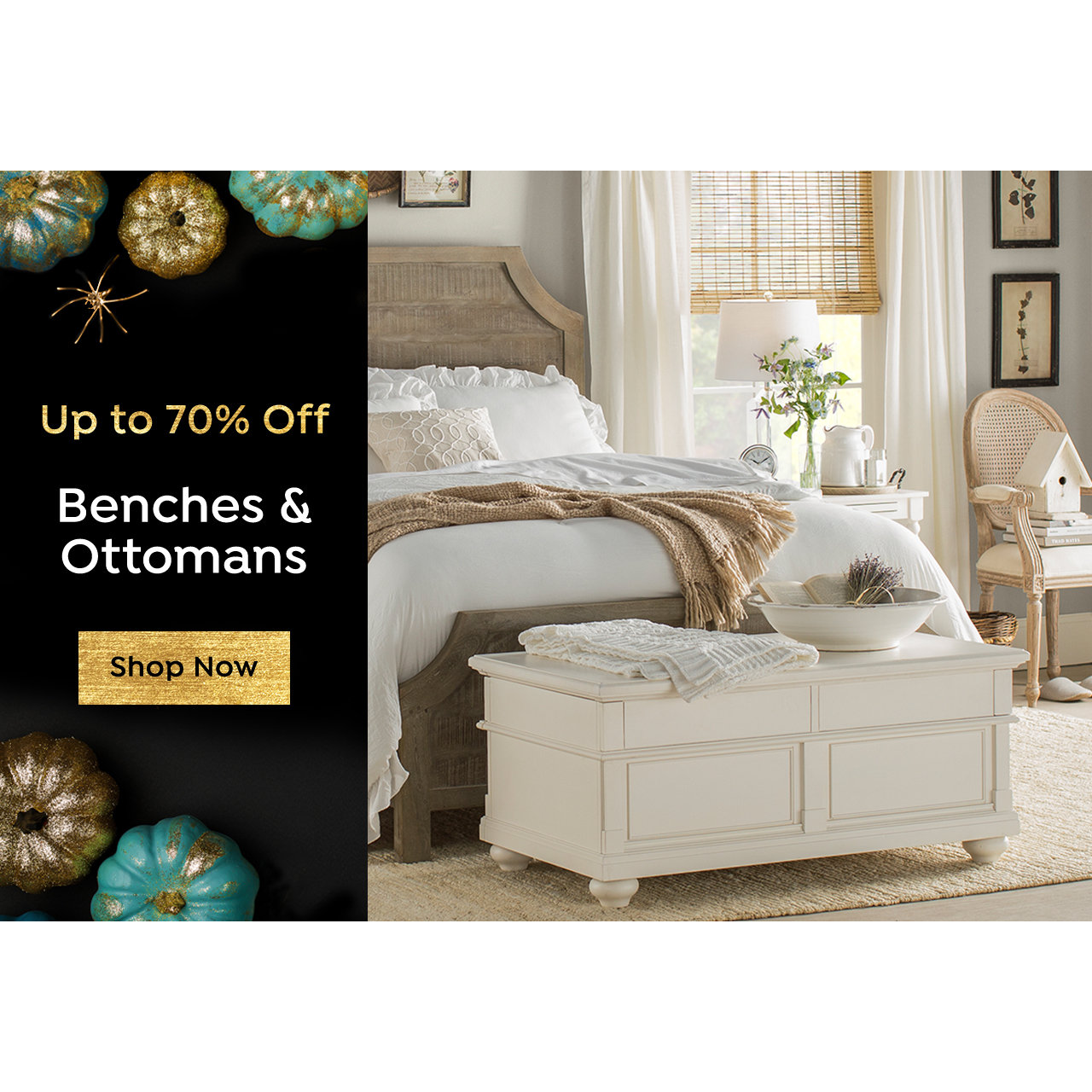 Bench & Ottoman Sale