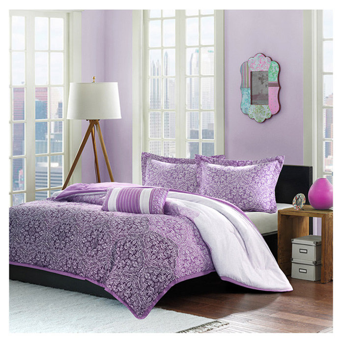 Purple Comforter Sets Purple Bedroom Ideas