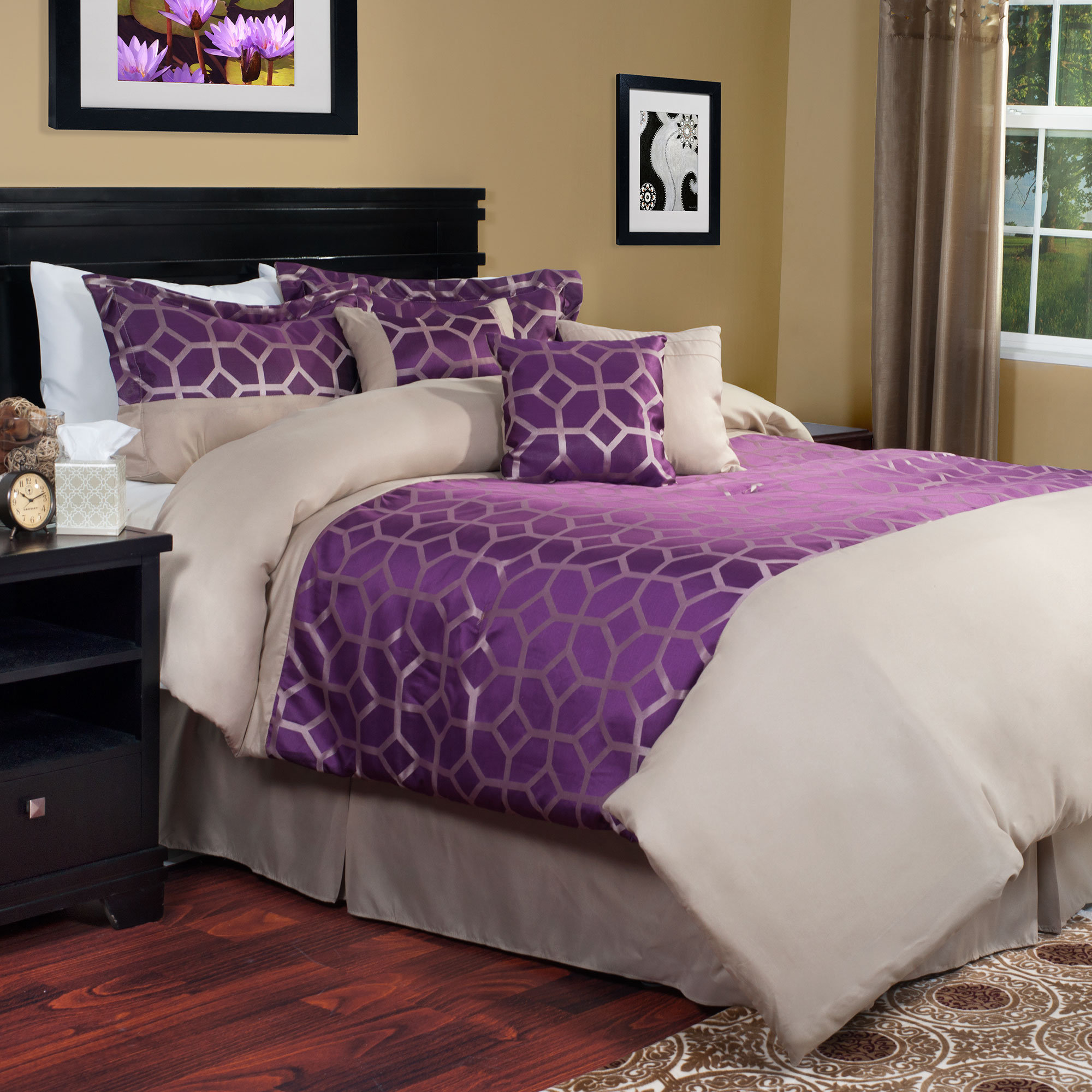 Purple Comforter Sets Purple Bedroom Ideas