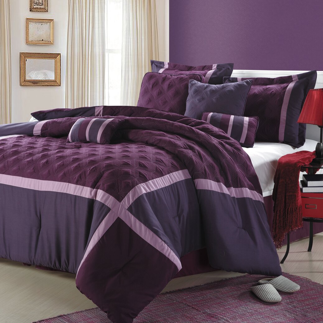 Purple, Plum and Lavender Comforter Set