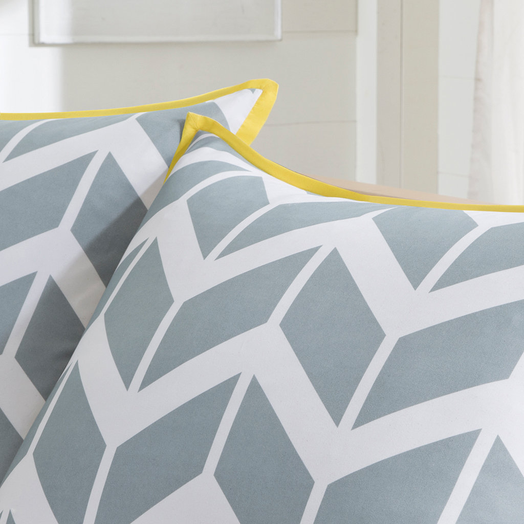yellow and gray chevron bedding yellow and gray chevron bedding