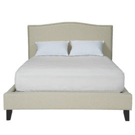 upholstered bed
