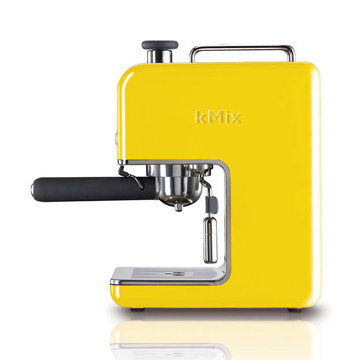yellow espresso machine