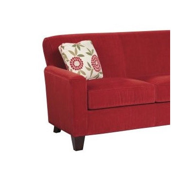 red sofa