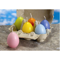 easter egg candles