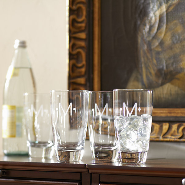 Birch Lane Monogrammed Highball Glasses